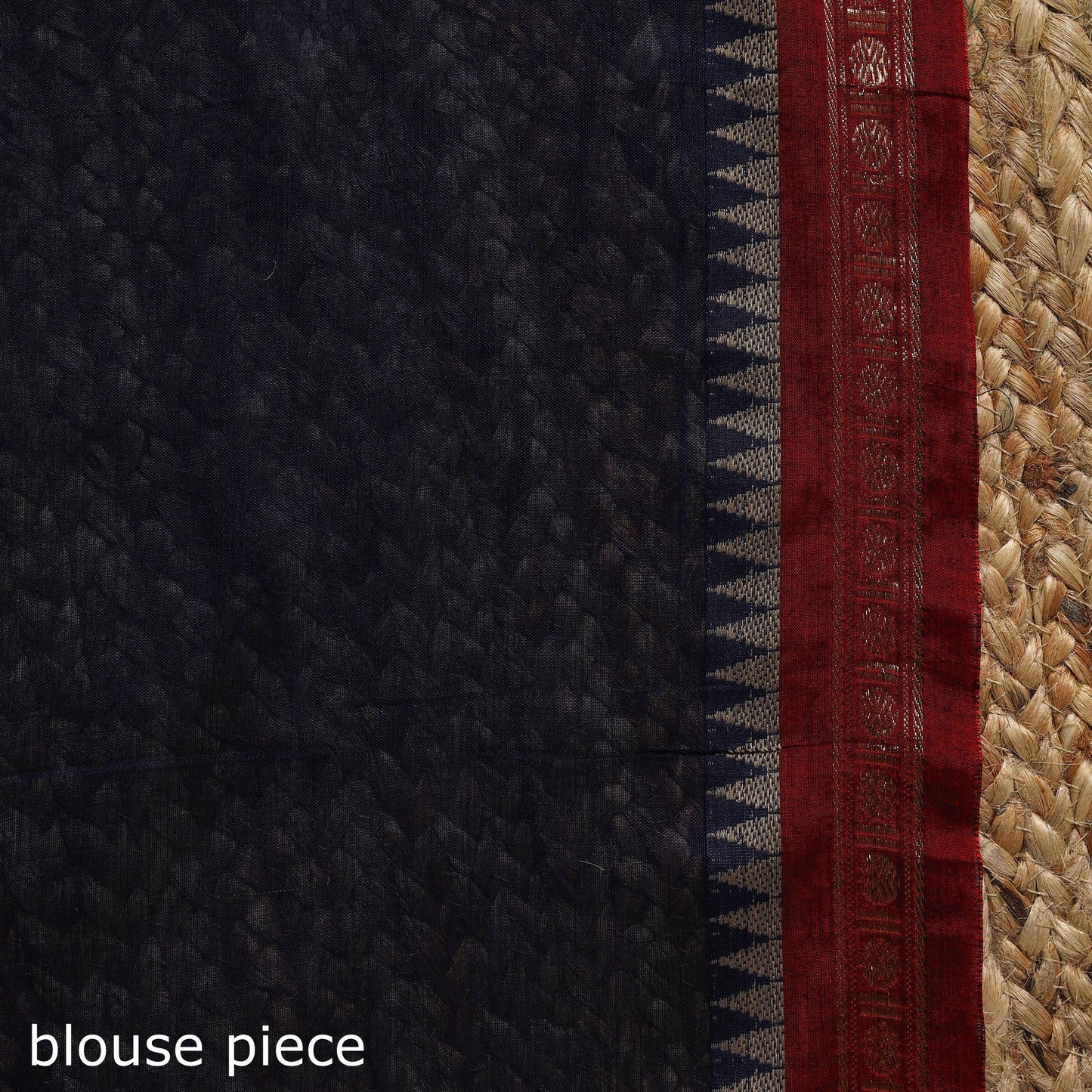 Dharwad cotton saree with border 18 - handcrafted