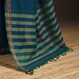 Dharwad cotton saree with border 38 - handcrafted