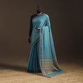 Dharwad cotton saree with border 44 - handcrafted