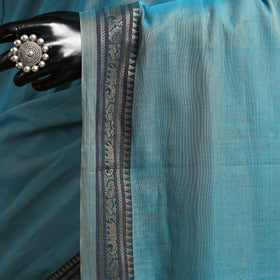 Dharwad cotton saree with border 44 - handcrafted