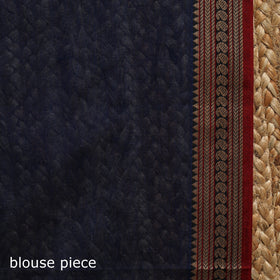 Dharwad cotton saree with border 51 - handcrafted