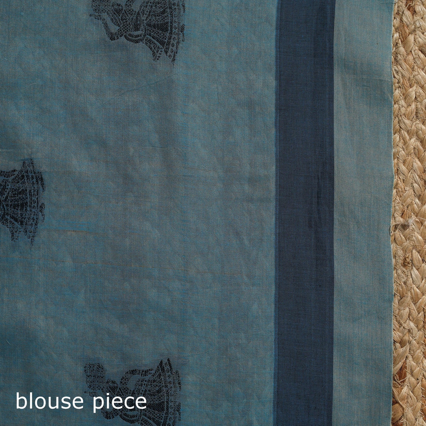 Dharwad cotton saree with thread buta 09 - handcrafted