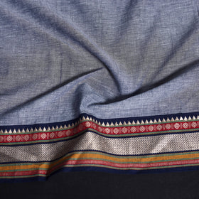 Dharwad weave cotton blouse piece 24 - handcrafted
