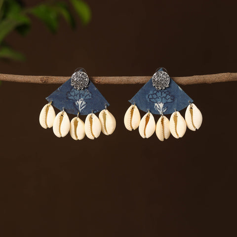  Diya Fabart Shell Work Earrings Online 