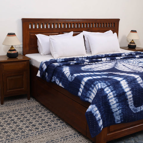  Double - Tagai Work Plain Cotton Quilt