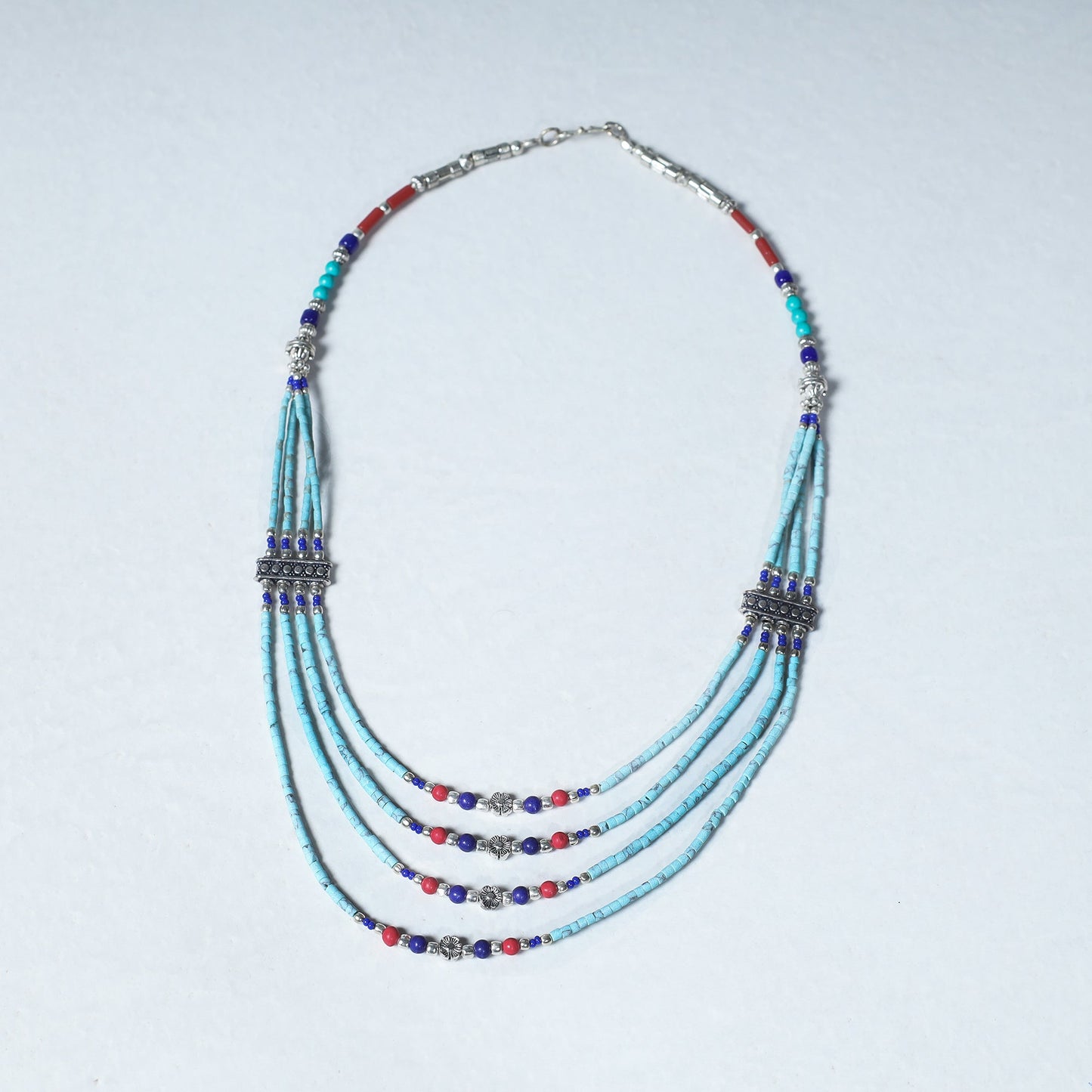 Buy Ethnic Tribal Tibetan Beadwork Necklace from Himalayas Online l iTokri.com