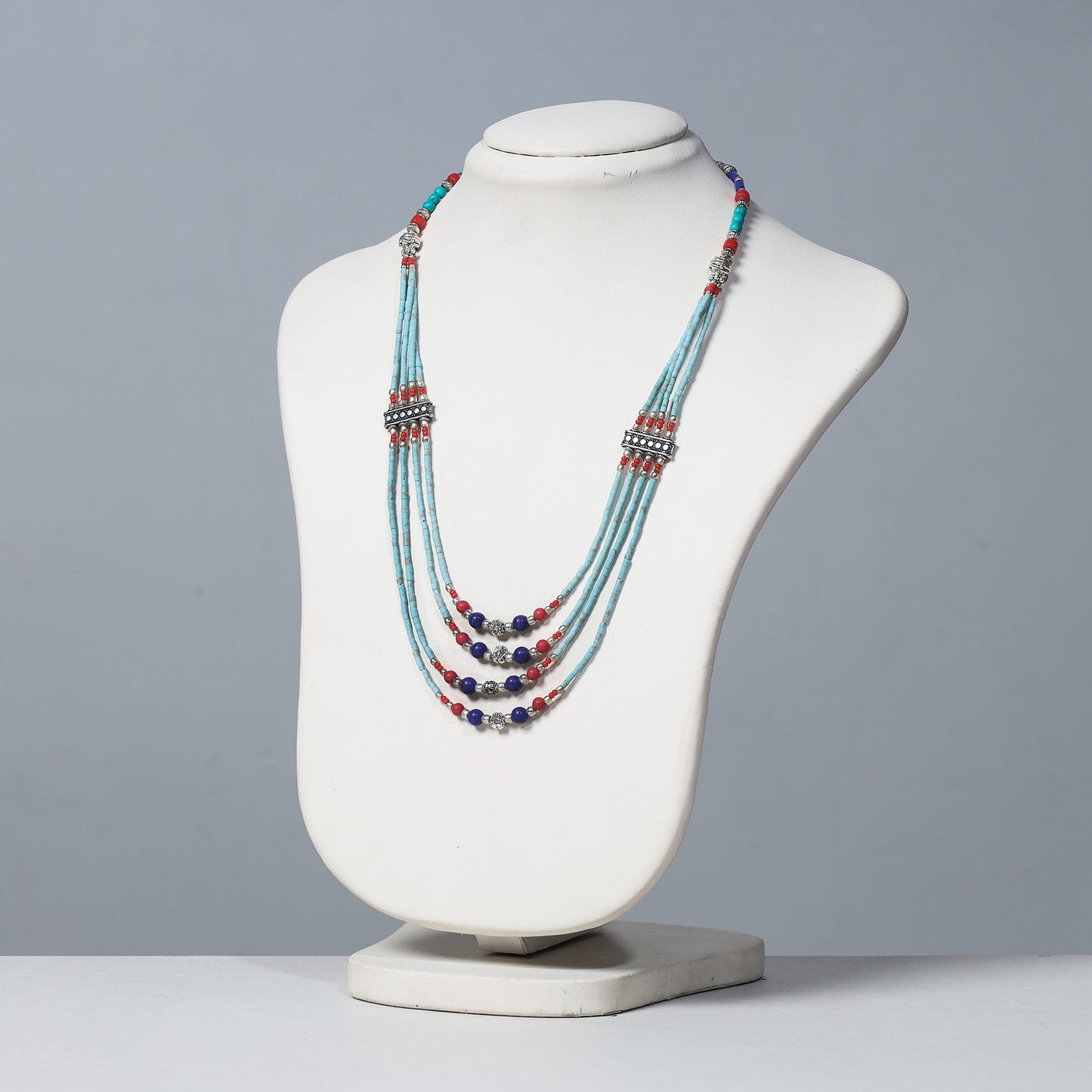 Buy Ethnic Tribal Tibetan Beadwork Necklace from Himalayas Online l iTokri.com
