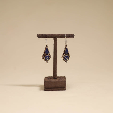 Ethnic tribal tibetan earrings from himalaya 01