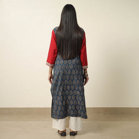 Exclusive Hand Zardozi Embroidery Mul Cotton Kurta for Women