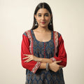 Exclusive Hand Zardozi Embroidery Mul Cotton Kurta for Women
