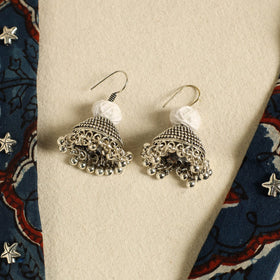 Blue - fabart german silver necklace set 05 - handcrafted