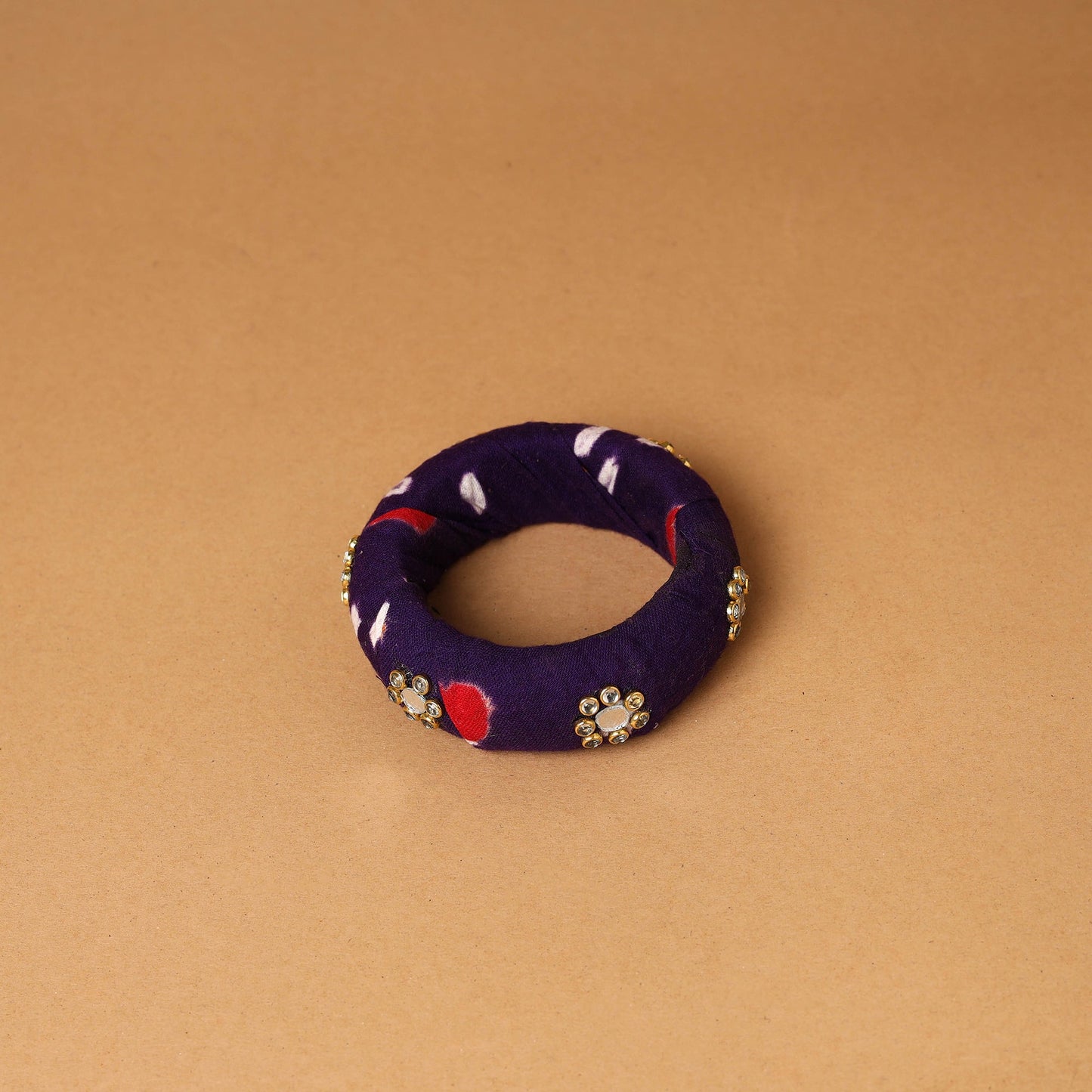 Buy Fabart Kundan & Mirror Work Handmade Bangle