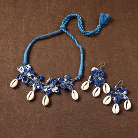  Fabart Phool Kali Shell Choker Necklace Set 