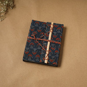 Fabric cover handmade paper notebook with thread lock 63