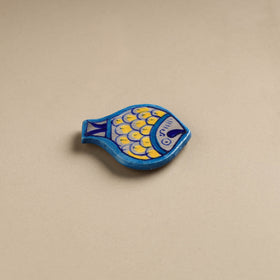 Fish - Original Blue Pottery Ceramic Fridge Magnet