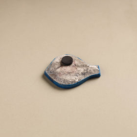 Fish - Original Blue Pottery Ceramic Fridge Magnet