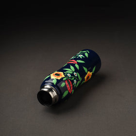  Floral Handpainted Enamelware Stainless Steel Water Bottle 