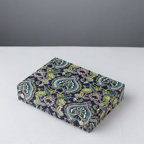 Blue Floral Printed Handcrafted Jewelry Box