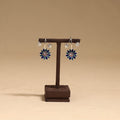 Flower & leaf - handcrafted paka meenakari earrings 66