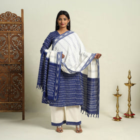 Buy Frock Style Cotton Pochampally Ikat Kurta Set 