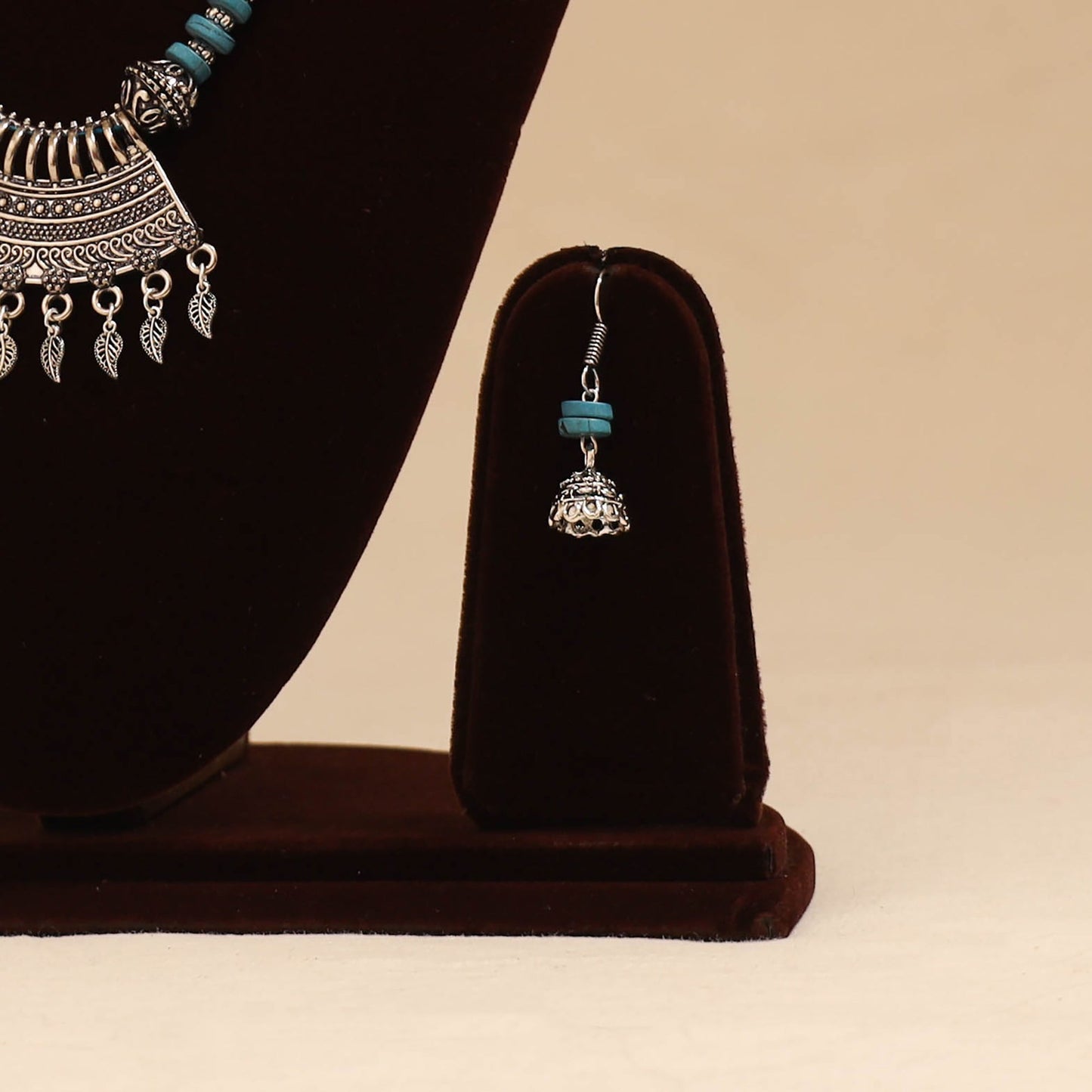 German silver beaded necklace set 41 - handcrafted