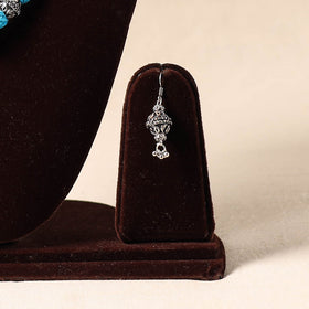 Blue German Silver Necklace Set