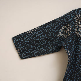 Blue - girls akola pure cotton kurta set (2-6 years) 19