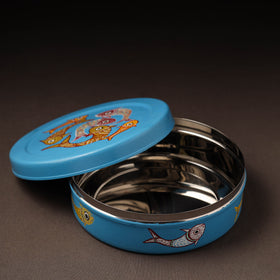  Gond Handpainted Stainless Steel Casserole