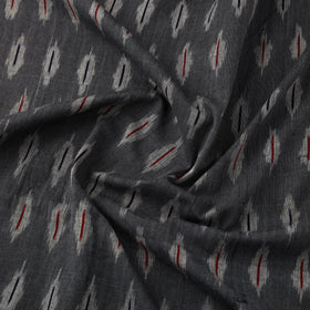  Grey Cotton Pochampally Weave Ikat Fabric