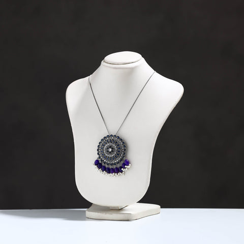 Buy GS Stone Embedded Pendant Necklace