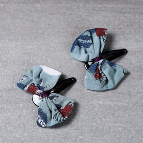  Handmade Gulmohar Flower Tik-Tok Hair Clip (Set of 2) Online l  iTokri.com