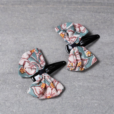  Handmade Gulmohar Flower Tik-Tok Hair Clip (Set of 2) Online l  iTokri.com