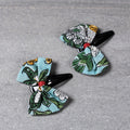  Handmade Gulmohar Flower Tik-Tok Hair Clip (Set of 2) Online l  iTokri.com