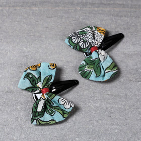  Handmade Gulmohar Flower Tik-Tok Hair Clip (Set of 2) Online l  iTokri.com