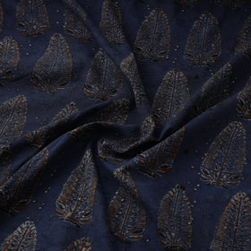Hakoba natural dyed cotton fabric 35 - handcrafted