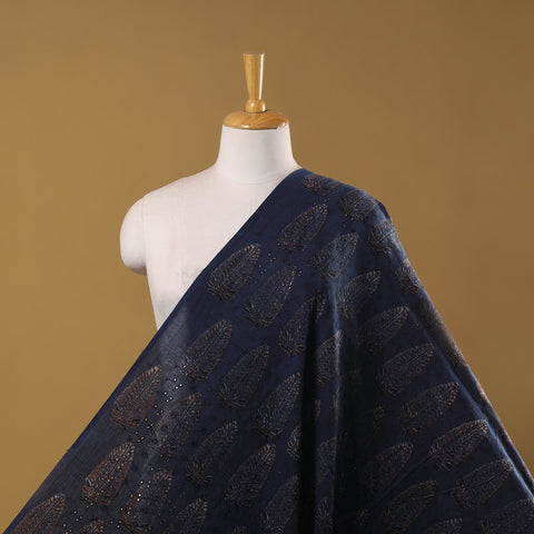 Hakoba natural dyed cotton fabric 35 - handcrafted