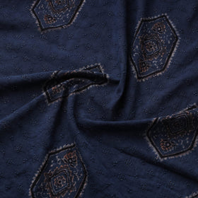 Hakoba natural dyed cotton fabric 14 - handcrafted