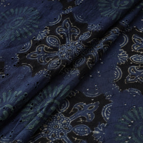 Hakoba natural dyed cotton fabric 30 - handcrafted