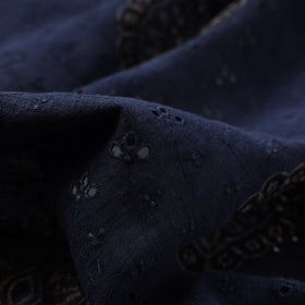 Hakoba natural dyed cotton fabric 32 - handcrafted