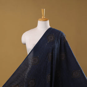 Hakoba natural dyed cotton fabric 32 - handcrafted