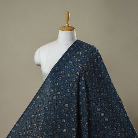 Hakoba natural dyed cotton hand fabric 32 - handcrafted