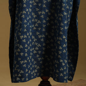 Hand akola long kaftan with tie-up waist 05 - handcrafted