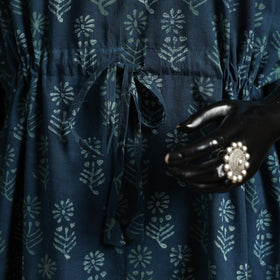 Hand akola short kaftan with tie-up waist 25 - handcrafted