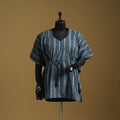 Hand akola short kaftan with tie-up waist 28 - handcrafted