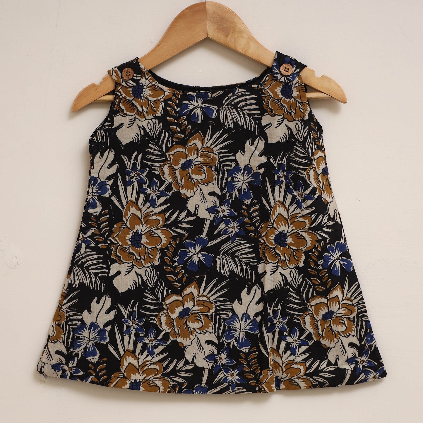 Hand bagru cotton baby girl dress (6-12 months) 13