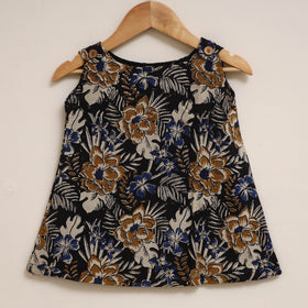 Hand bagru cotton baby girl dress (6-12 months) 13