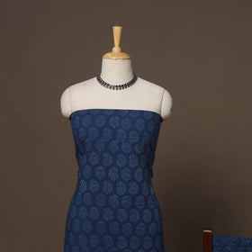 Hand batik cotton 3pc unstitched dress material 52