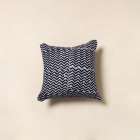 Blue - hand batik cotton cushion cover 109 - handcrafted