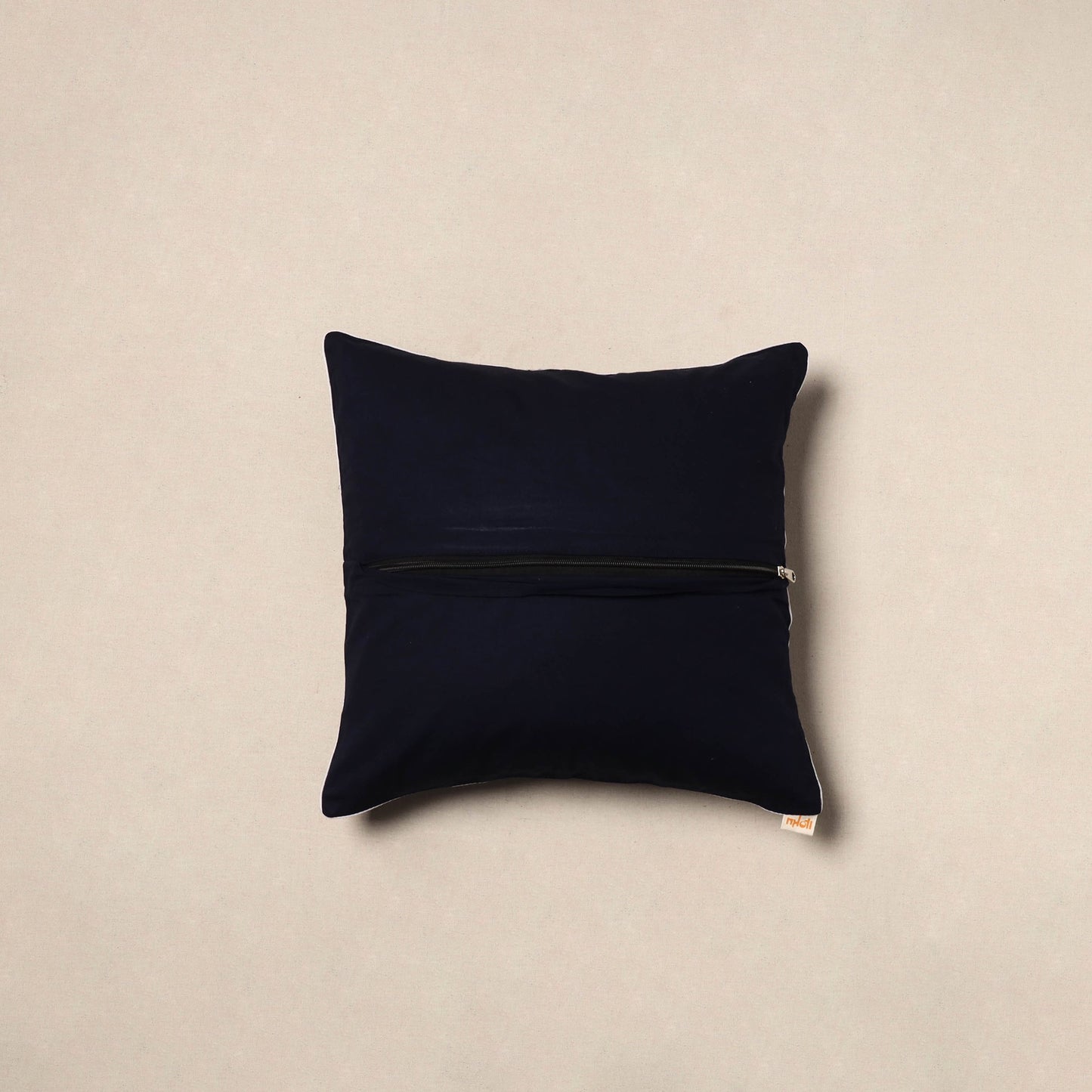 Blue - hand batik cotton cushion cover 21 - handcrafted