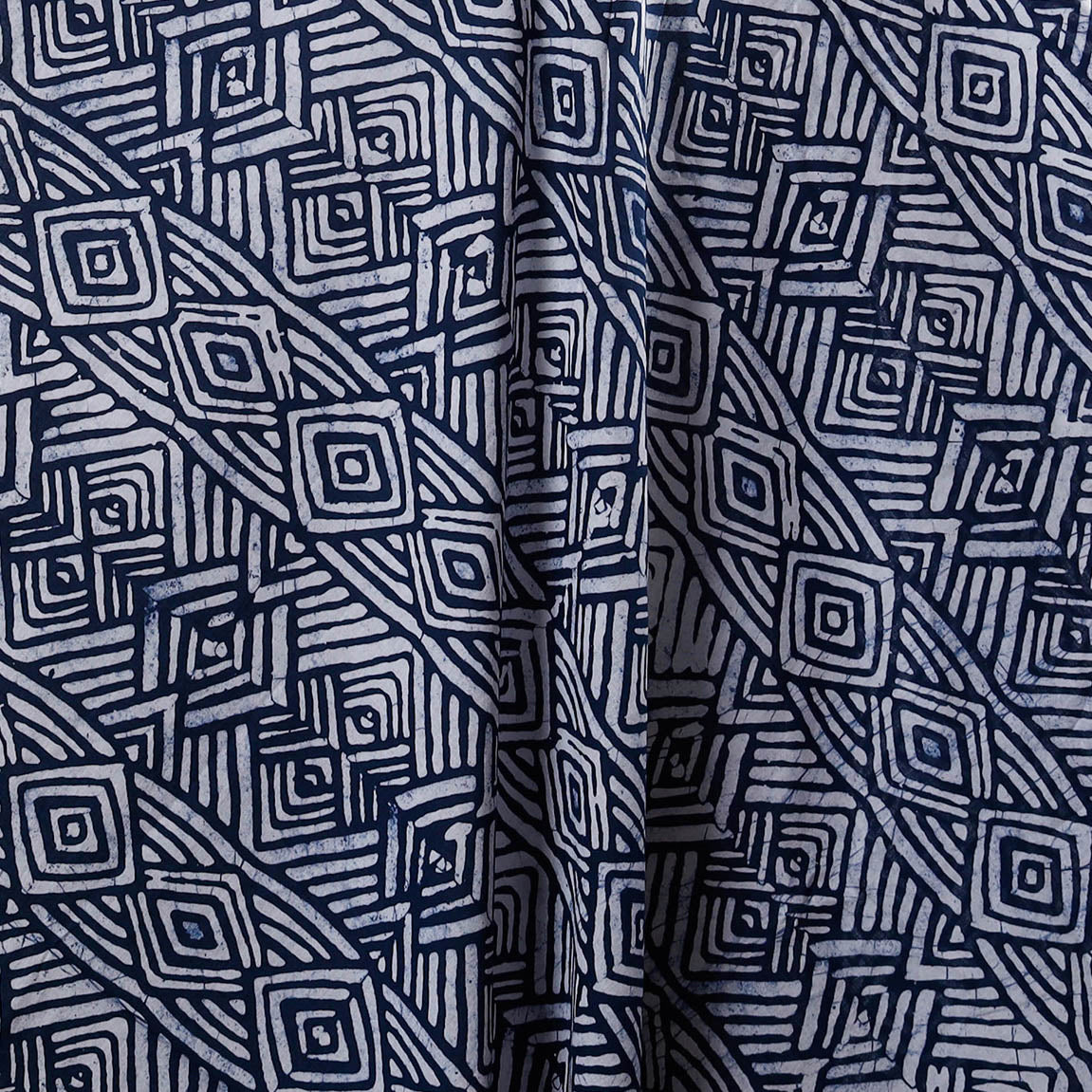 Hand batik cotton fabric 11 - handcrafted